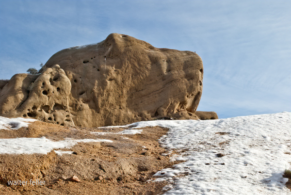 Snow on Mormon Rocks